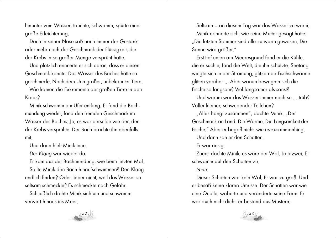 Beispielinhalt (Bild) Das geheime Leben der Tiere (Ozean, Band 1) - Minik - Aufbruch ins weite Meer