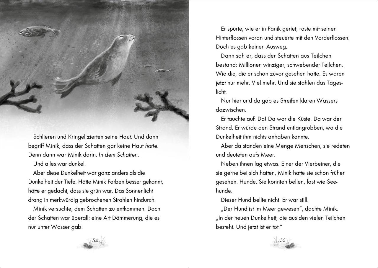 Beispielinhalt (Bild) Das geheime Leben der Tiere (Ozean, Band 1) - Minik - Aufbruch ins weite Meer