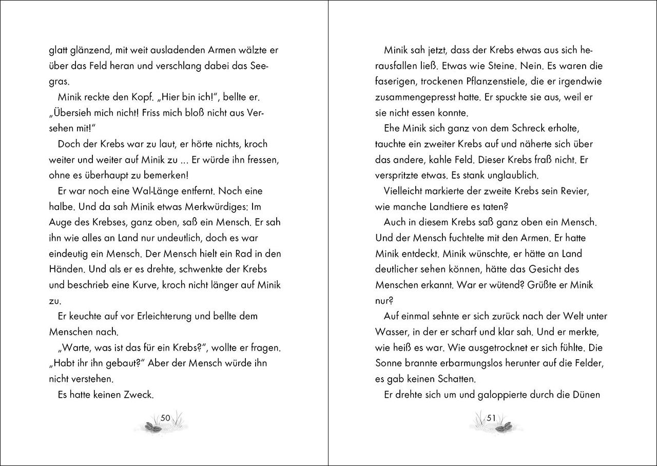 Beispielinhalt (Bild) Das geheime Leben der Tiere (Ozean, Band 1) - Minik - Aufbruch ins weite Meer