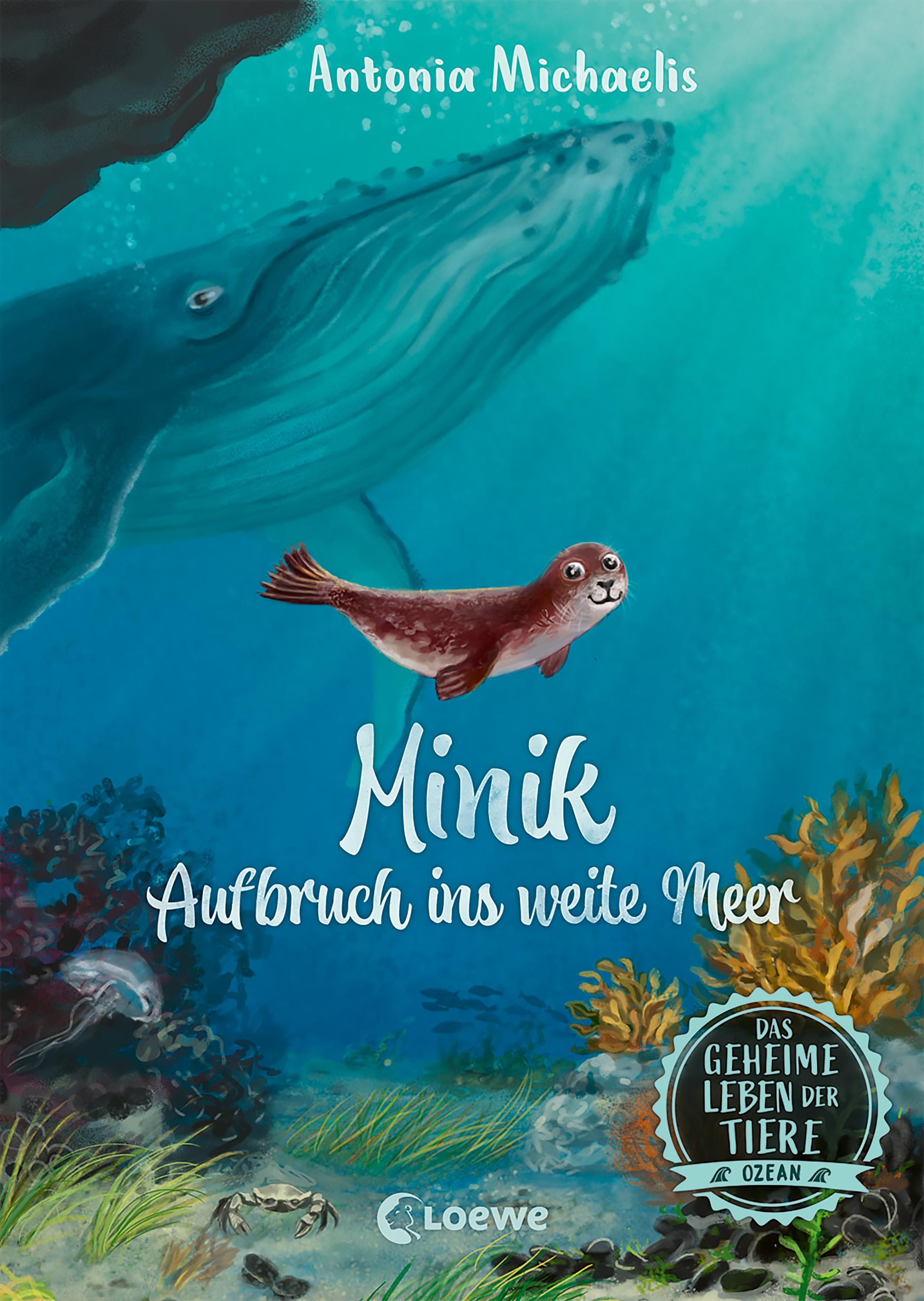 Vorderes Coverbild Das geheime Leben der Tiere (Ozean, Band 1) - Minik - Aufbruch ins weite Meer