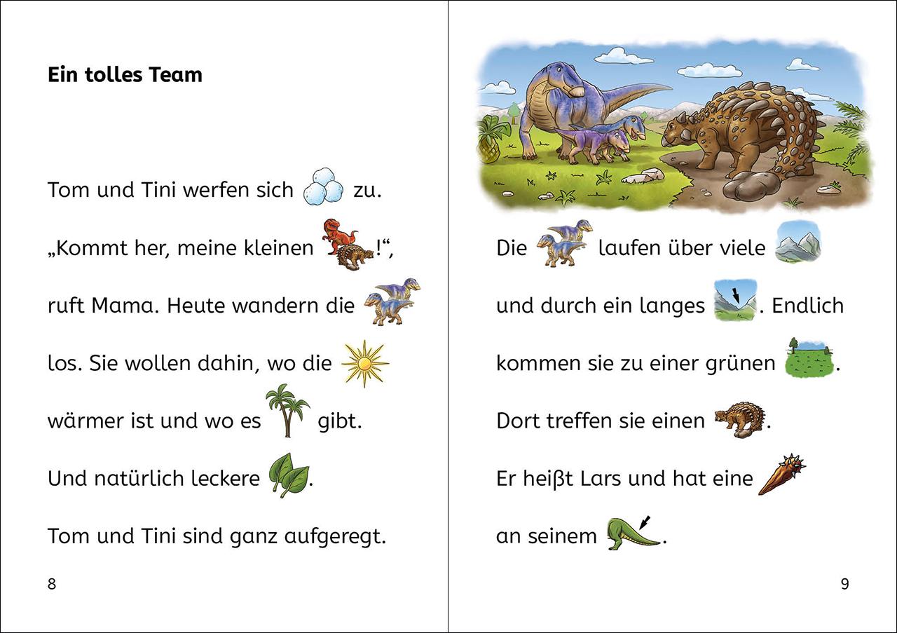 Beispielinhalt (Bild) Bildermaus - Dinosauriergeschichten