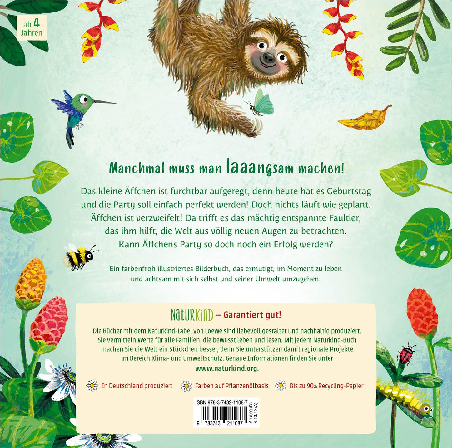 Rückseitencover Laaangsam, kleines Äffchen!