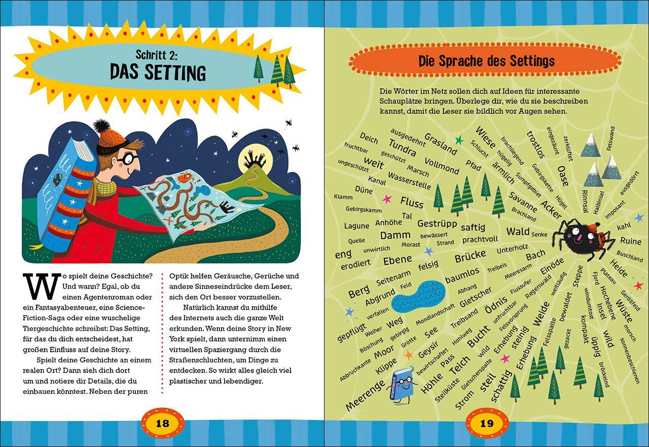 Beispielinhalt (Bild) Deine Idee, deine Geschichte - In 12 Schritten zum eigenen Buch