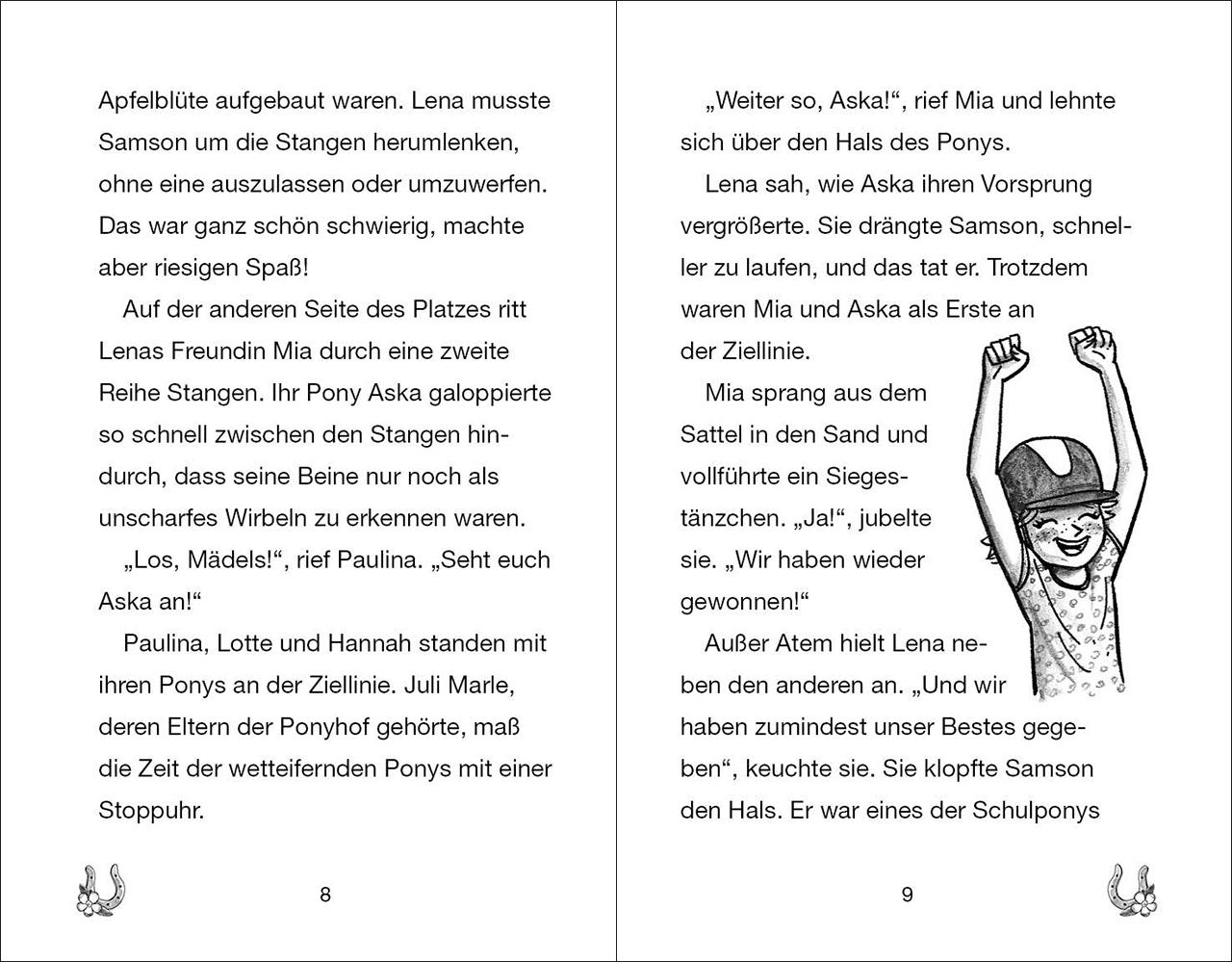 Beispielinhalt (Bild) Ponyhof Apfelblüte (Band 19) - Du schaffst das, Prinz!