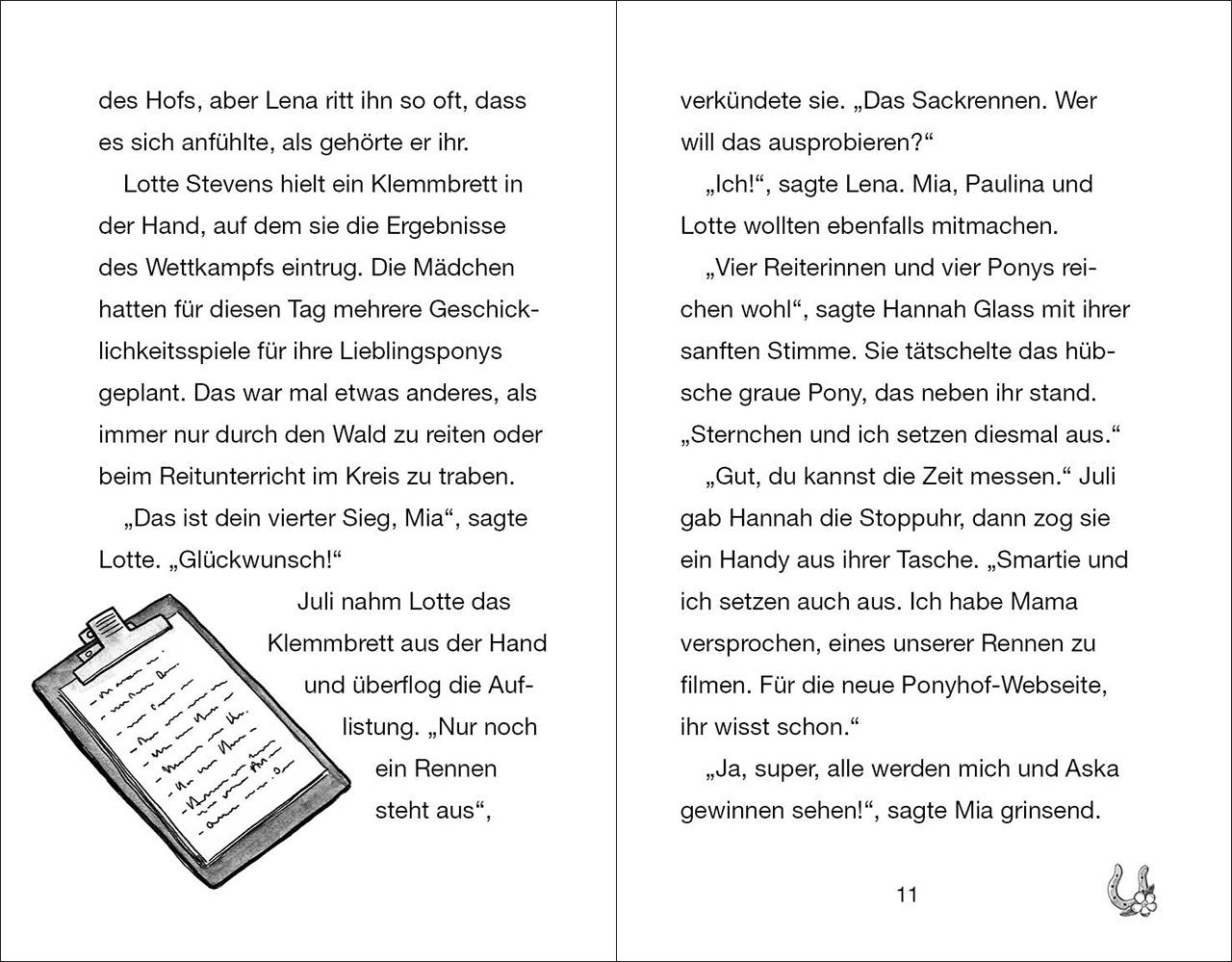 Beispielinhalt (Bild) Ponyhof Apfelblüte (Band 19) - Du schaffst das, Prinz!