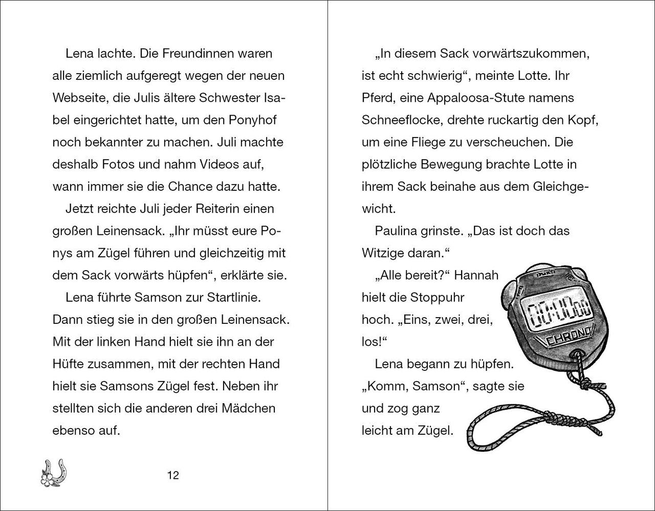 Beispielinhalt (Bild) Ponyhof Apfelblüte (Band 19) - Du schaffst das, Prinz!