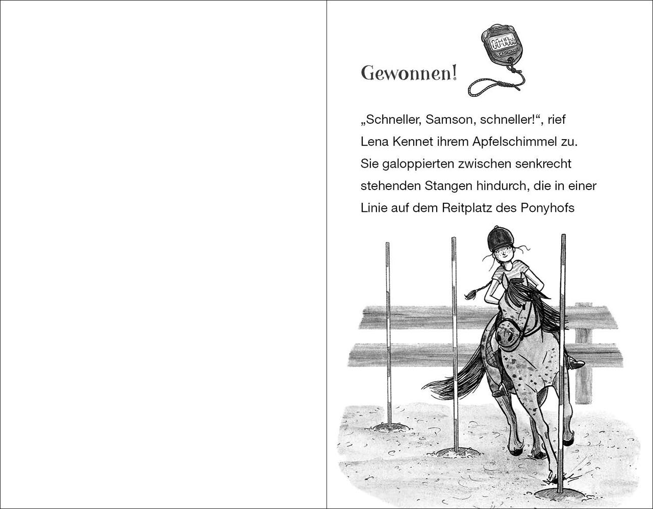 Beispielinhalt (Bild) Ponyhof Apfelblüte (Band 19) - Du schaffst das, Prinz!
