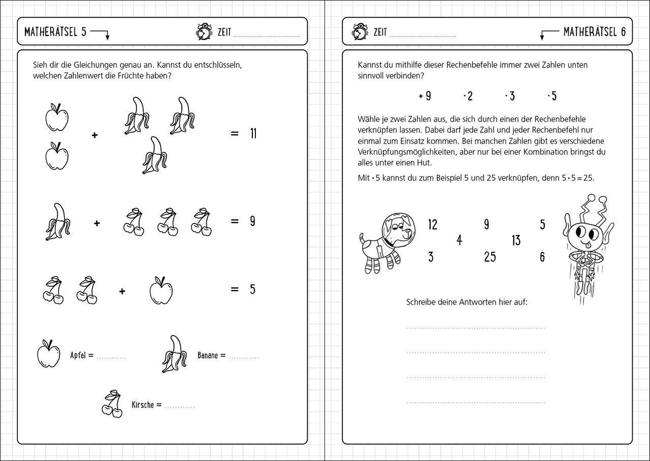 Beispielinhalt (Bild) Der große Mathetest für Kinder - Stell dich der Challenge!