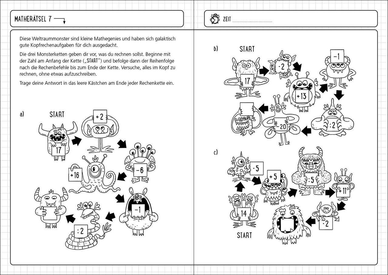 Beispielinhalt (Bild) Der große Mathetest für Kinder - Stell dich der Challenge!