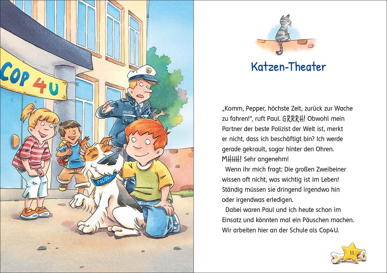 Beispielinhalt (Bild) Kommissar Pfote (Band 4) - Ein haariger Fall