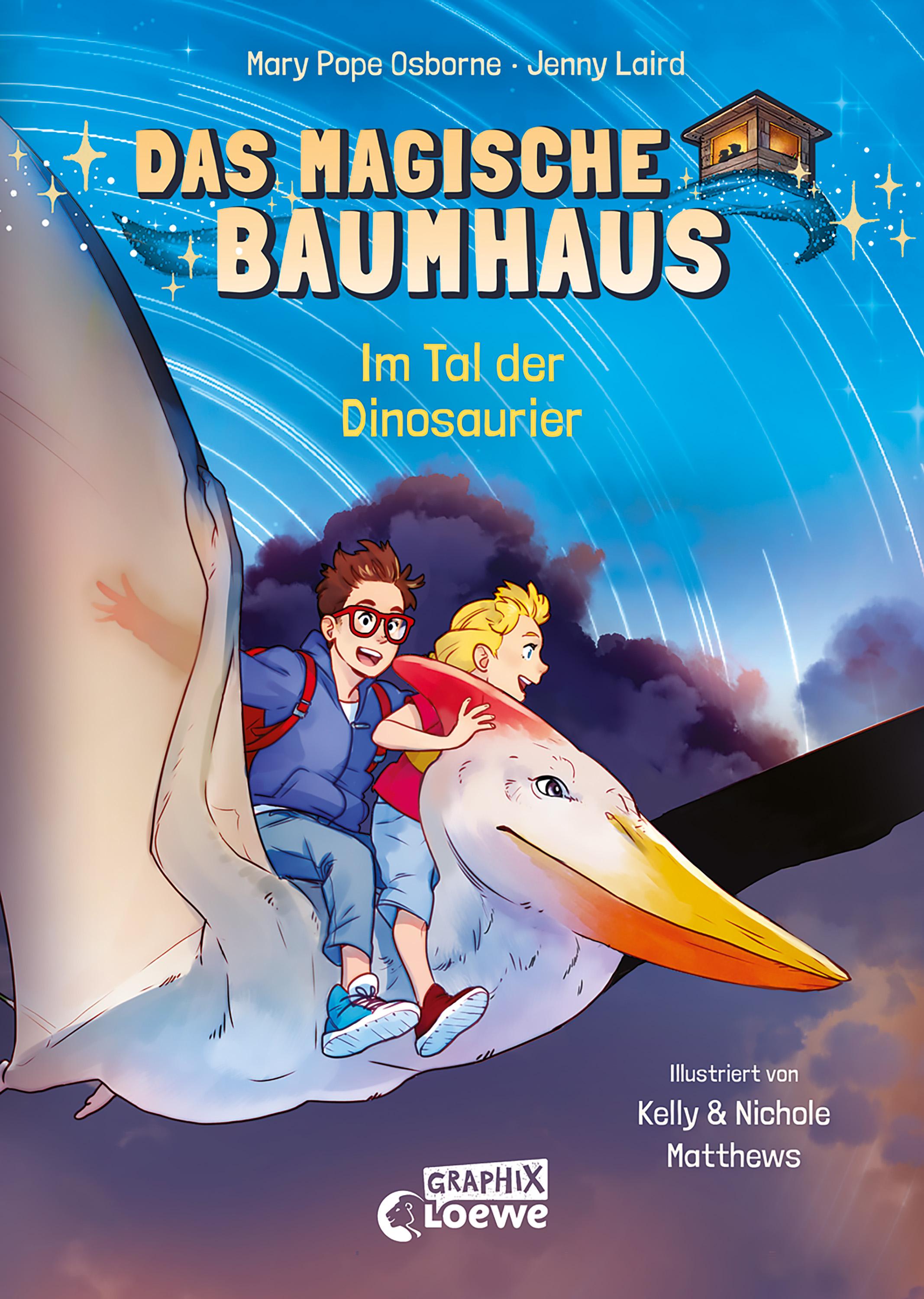 Vorderes Coverbild Das magische Baumhaus (Comic-Buchreihe, Band 1) - Im Tal der Dinosaurier