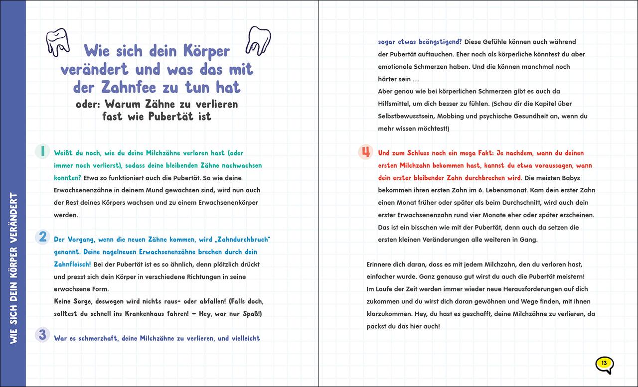 Beispielinhalt (Bild) So überlebst du die Pubertät