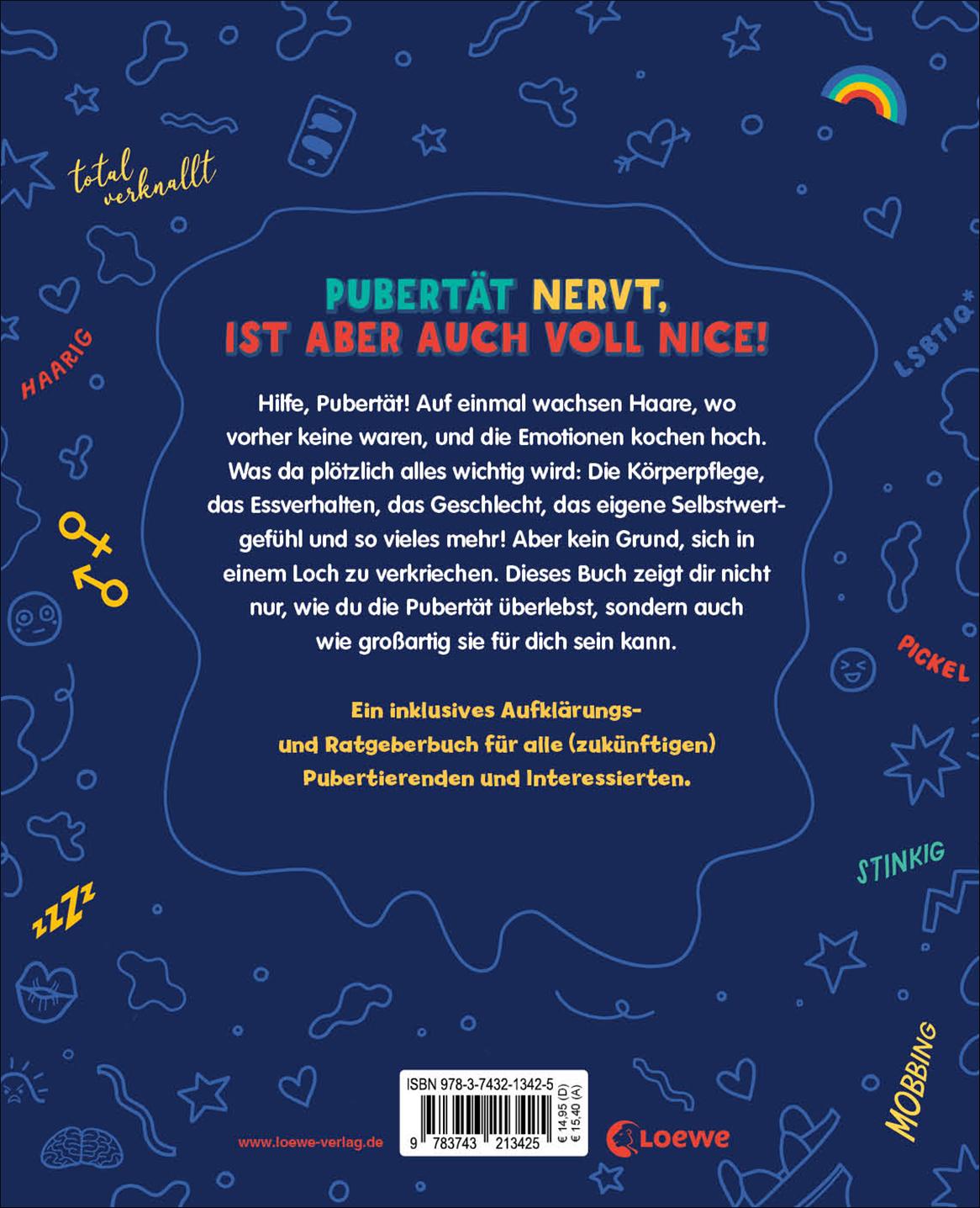 Rückseitencover So überlebst du die Pubertät