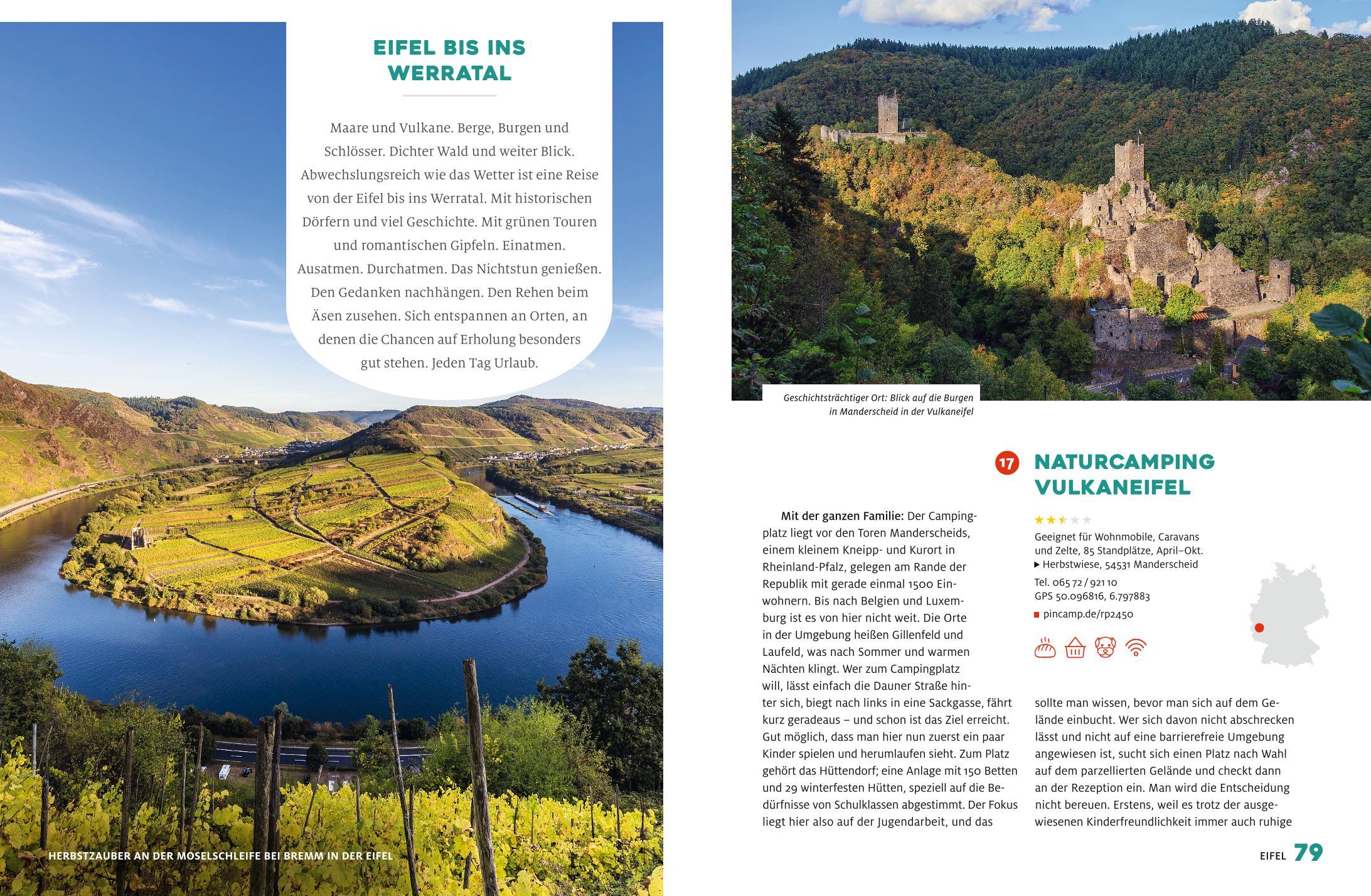 Beispielinhalt (Bild) Yes we camp! Secret Campsites