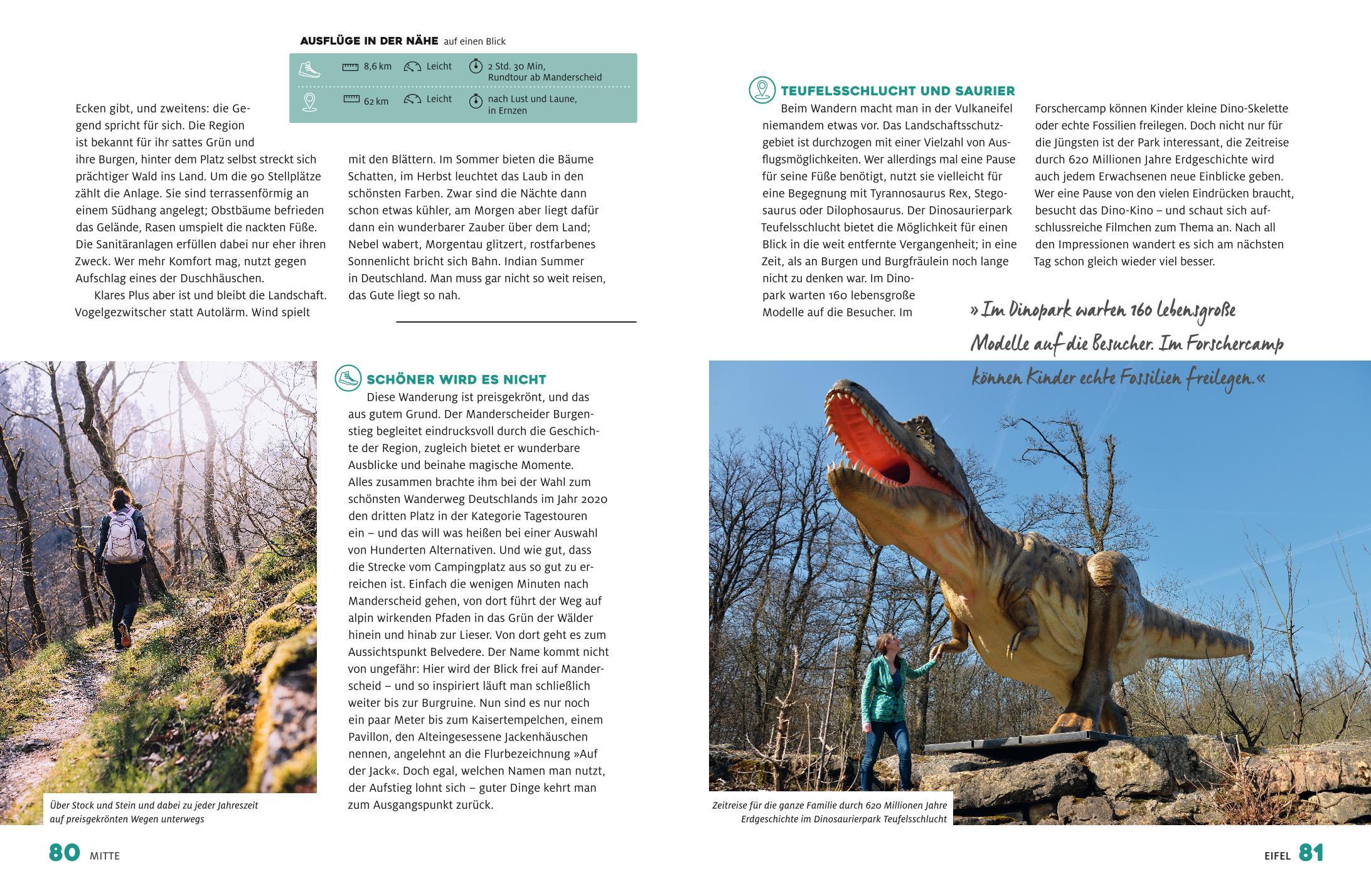 Beispielinhalt (Bild) Yes we camp! Secret Campsites