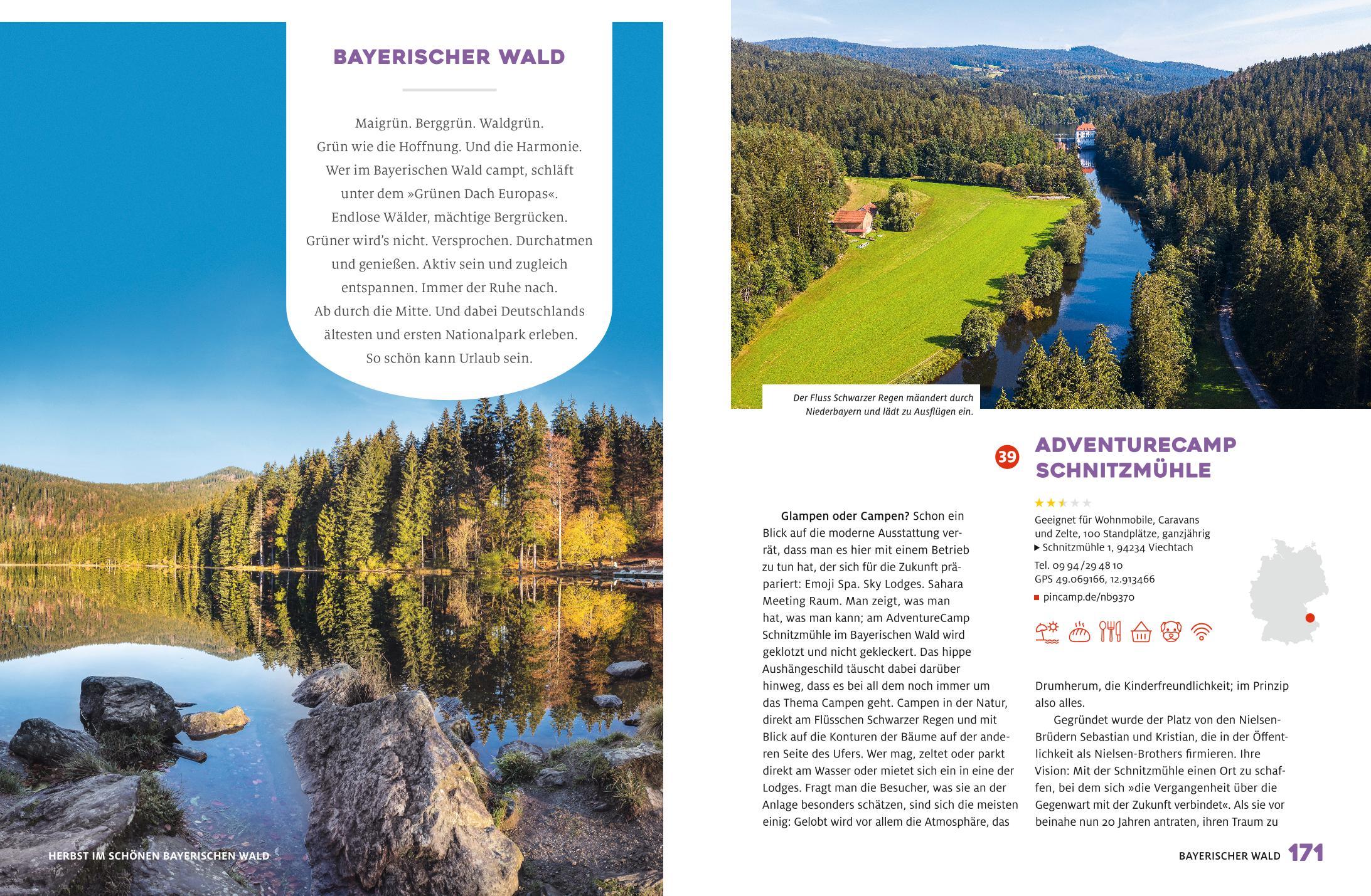 Beispielinhalt (Bild) Yes we camp! Secret Campsites