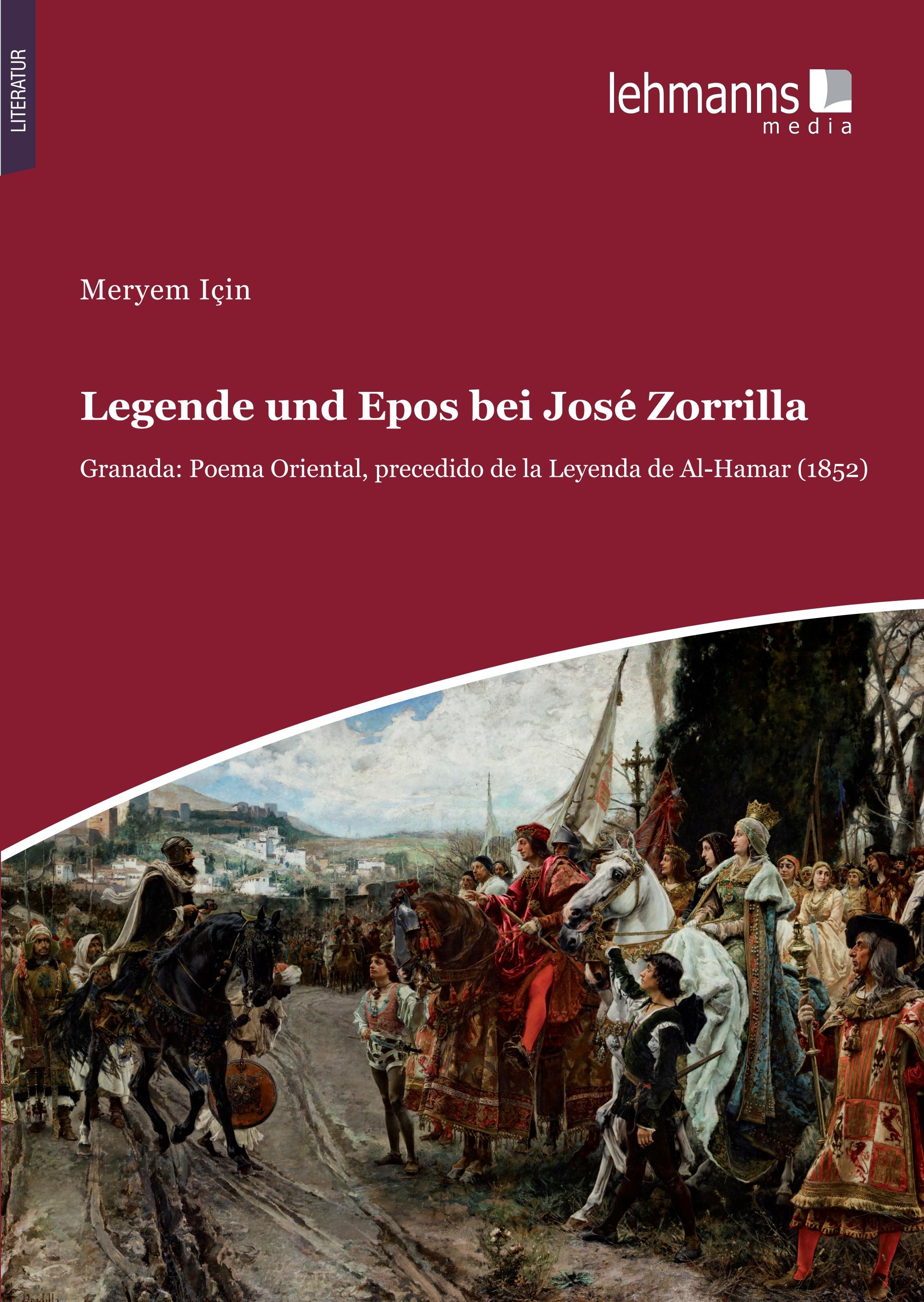 Vorderes Coverbild Legende und Epos bei José Zorrilla