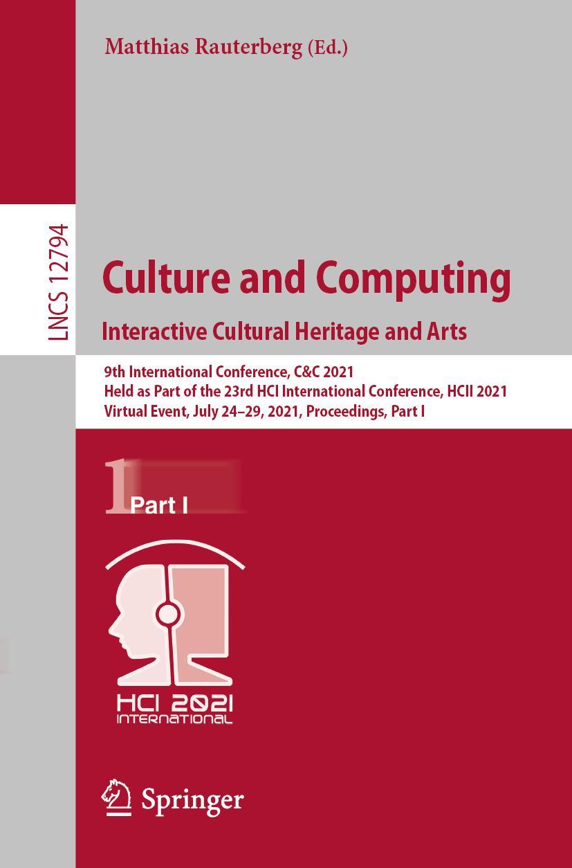 Vorderes Coverbild Culture and Computing. Interactive Cultural Heritage and Arts
