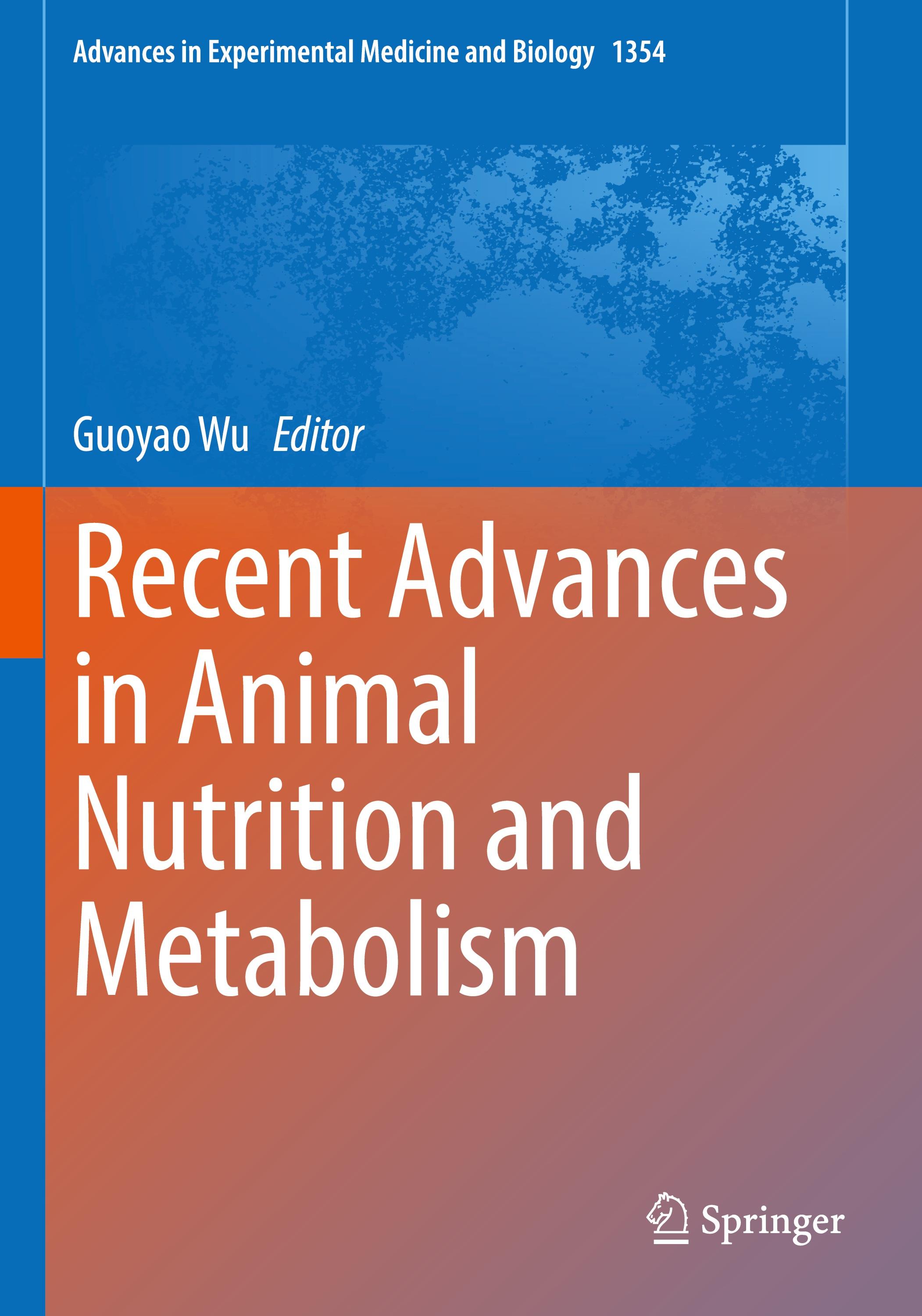 Vorderes Coverbild Recent Advances in Animal Nutrition and Metabolism