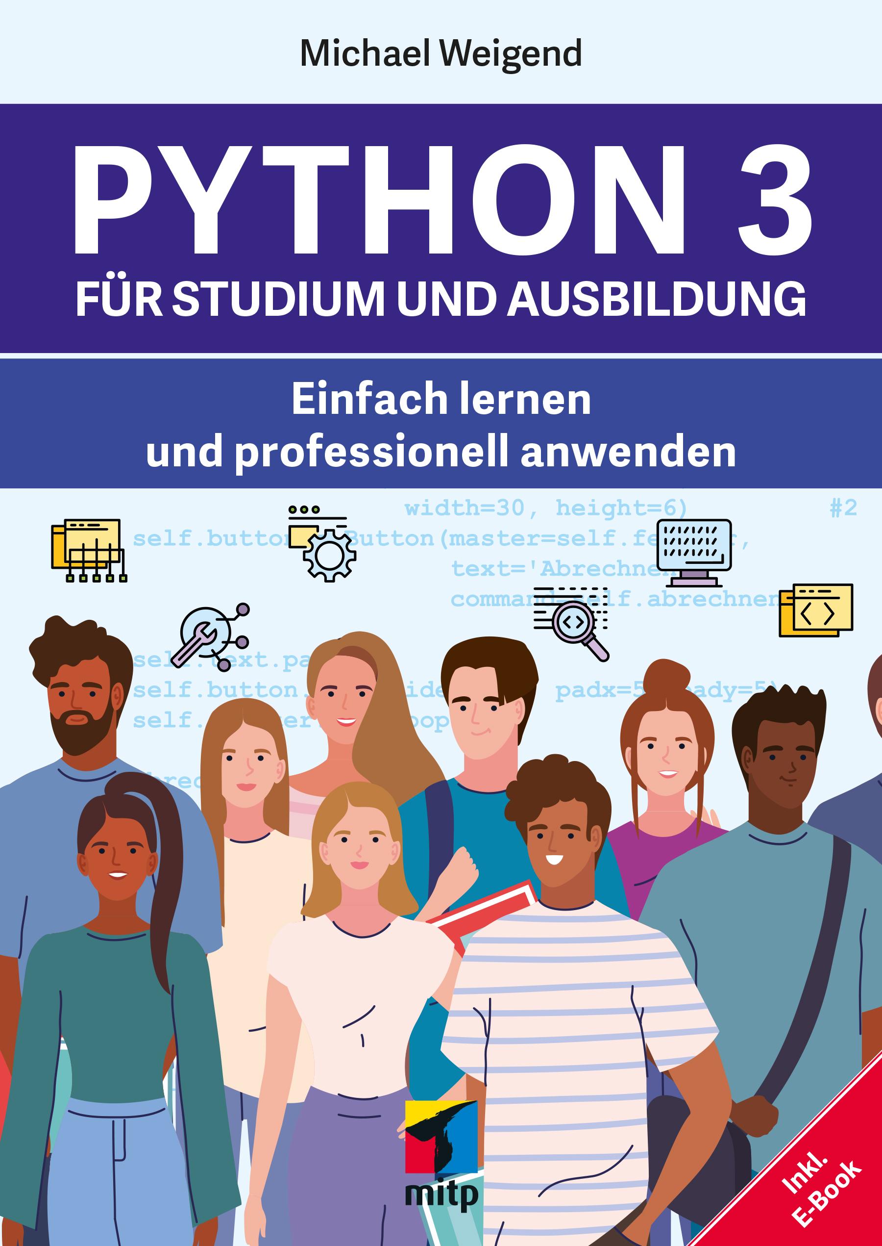 Vorderes Coverbild Python 3 für Studium und Ausbildung