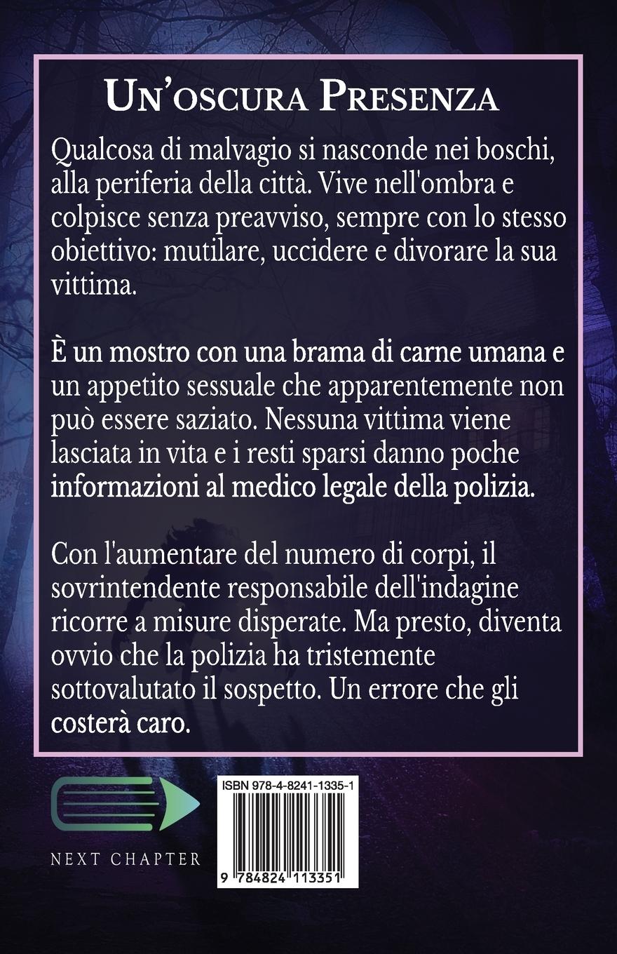 Rückseitencover Un'oscura Presenza