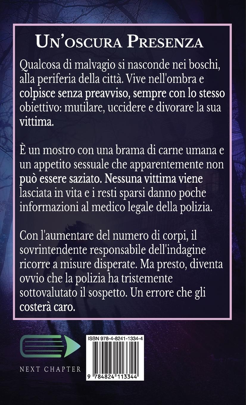 Rückseitencover Un'oscura Presenza