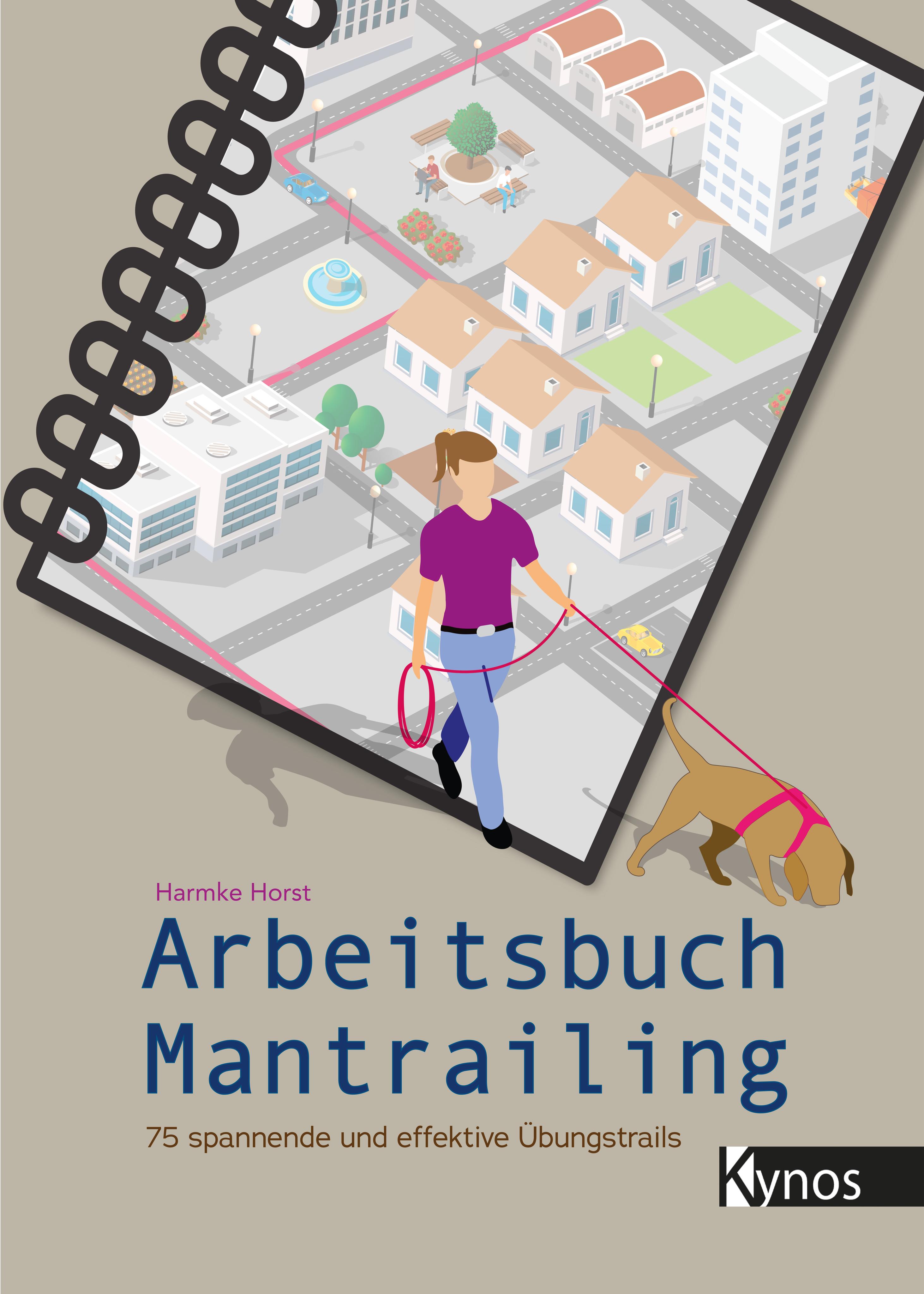 Vorderes Coverbild Arbeitsbuch Mantrailing