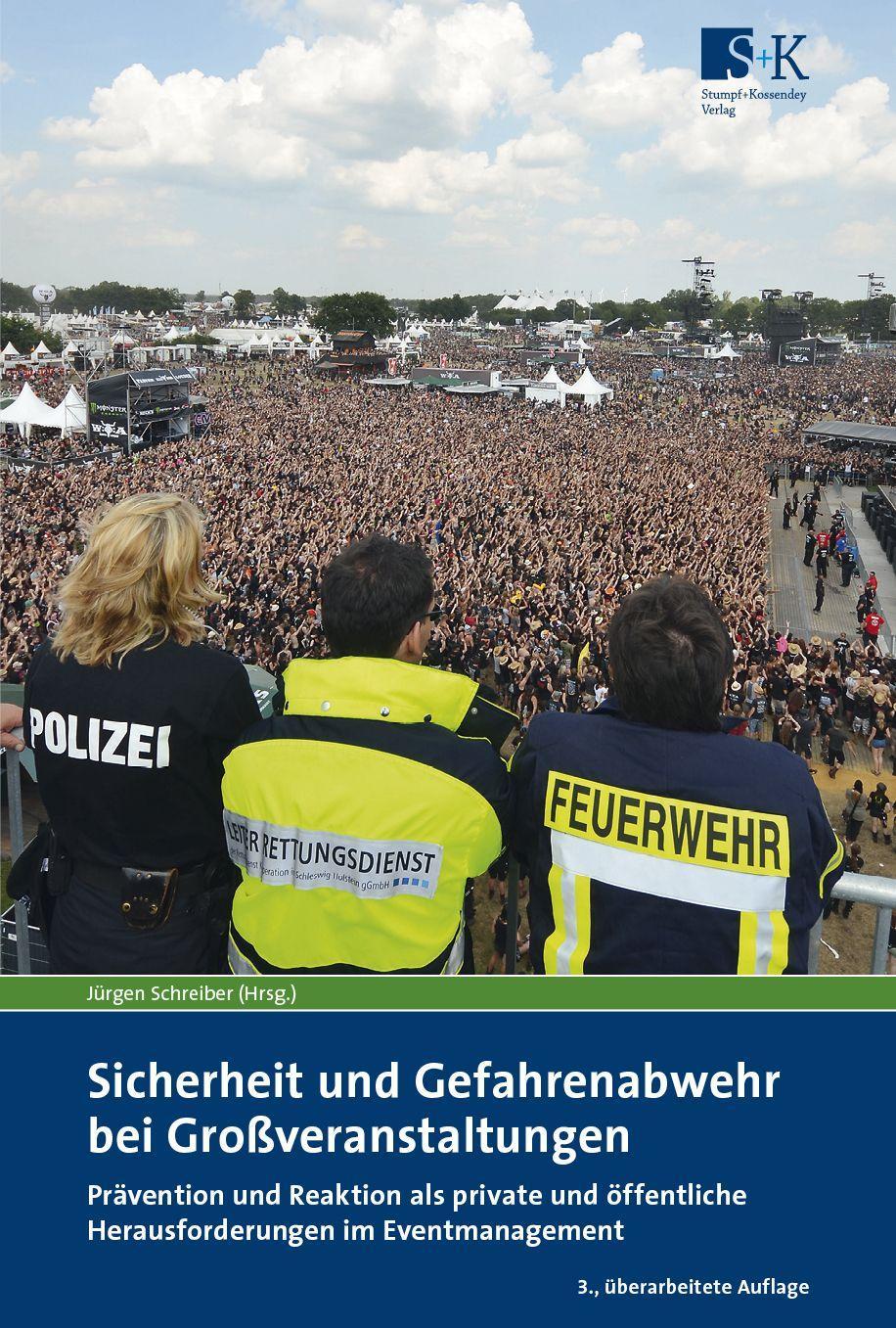 Vorderes Coverbild Sicherheit und Gefahrenabwehr bei Großveranstaltungen