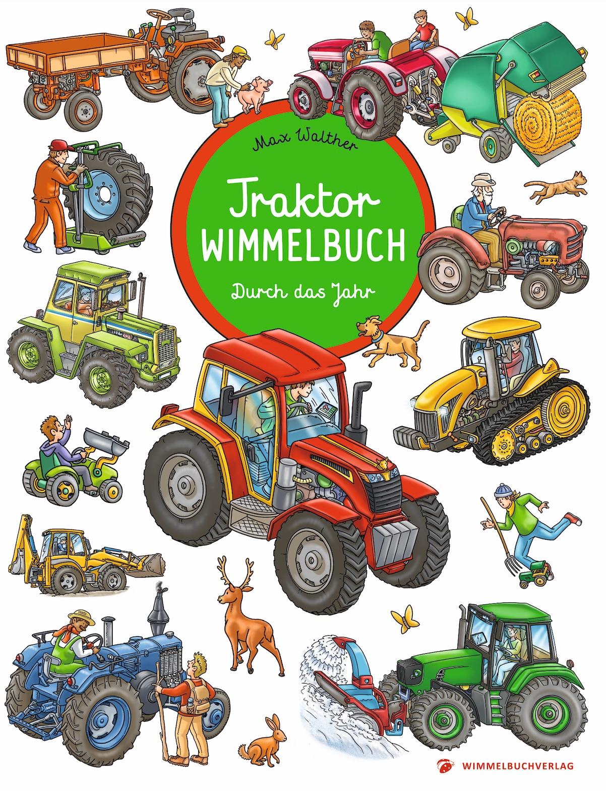 Vorderes Coverbild Traktor Wimmelbuch