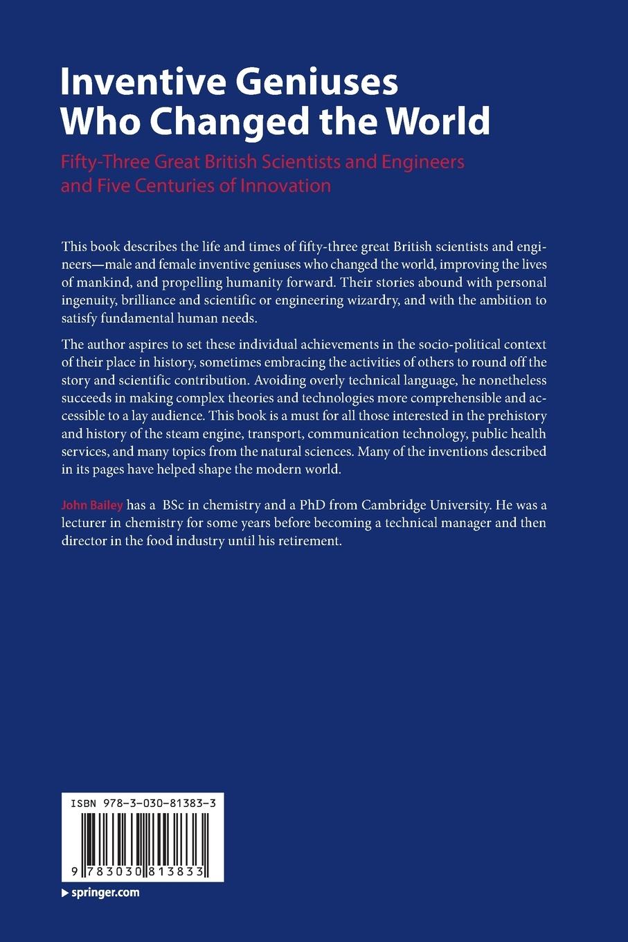 Rückseitencover Inventive Geniuses Who Changed the World