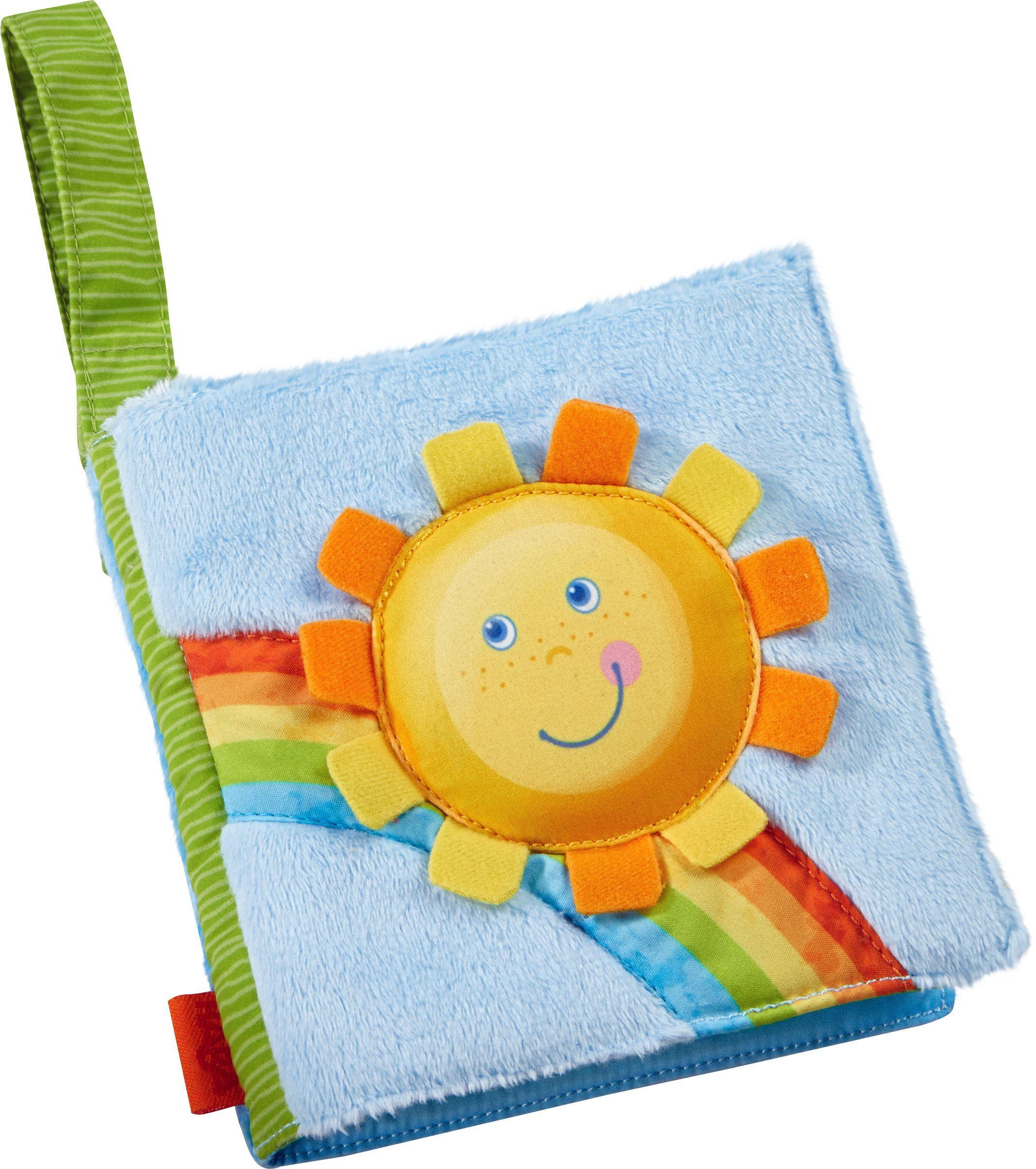 Vorderes Coverbild Stoffbuch Regenbogenwelt