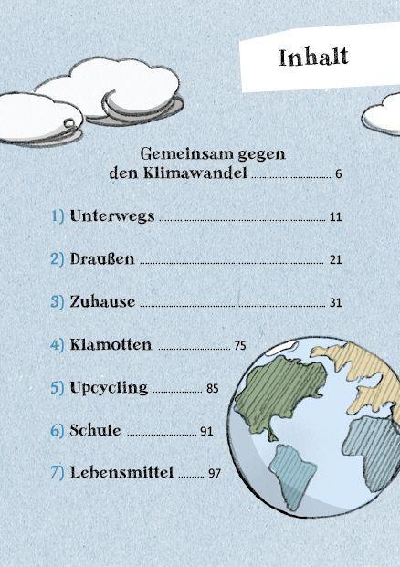 Beispielinhalt (Bild) Lenas supercooles Klimaretter-Mitmachbuch