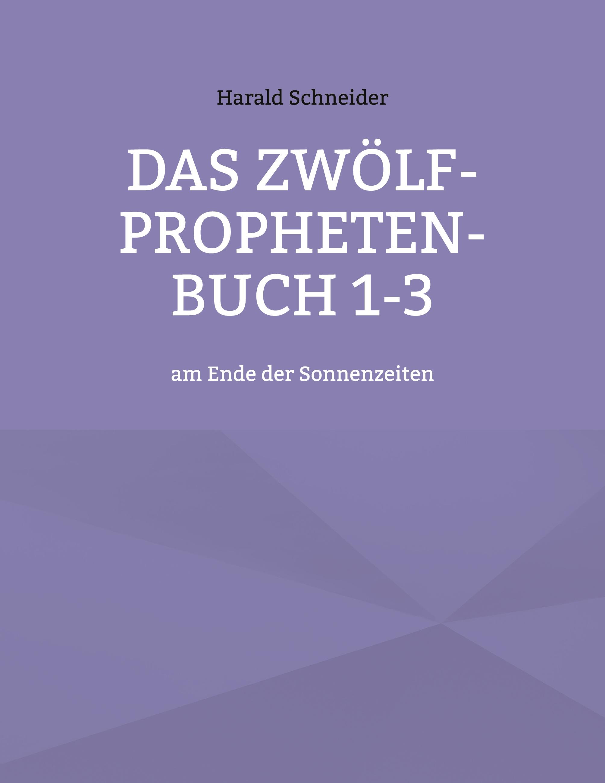 Vorderes Coverbild Das Zwölf-Propheten-Buch 1-3