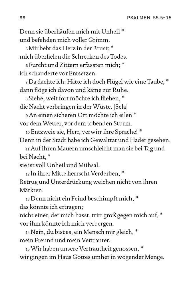 Beispielinhalt (Bild) Die Psalmen