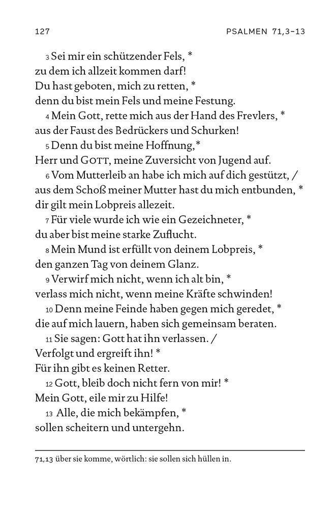 Beispielinhalt (Bild) Die Psalmen