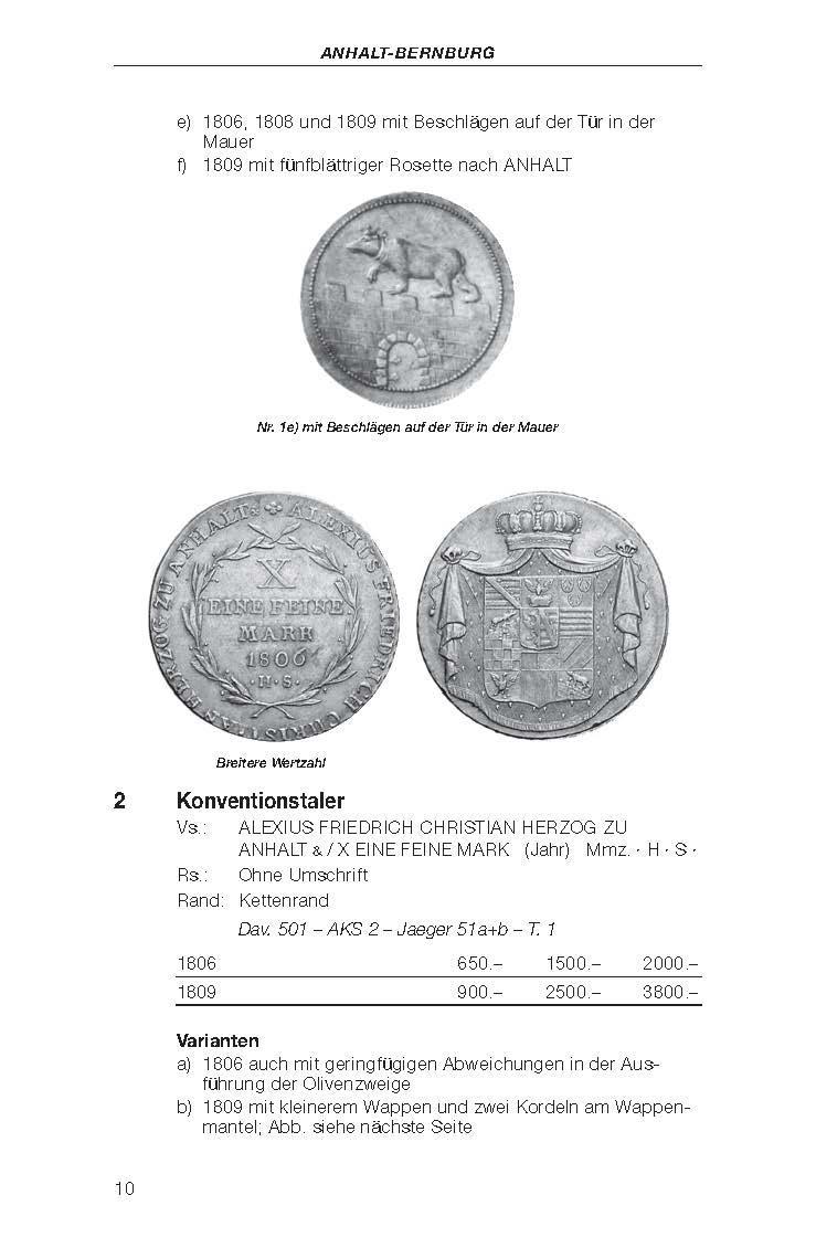 Beispielinhalt (Bild) Deutsche Silbermünzen 1800-1872