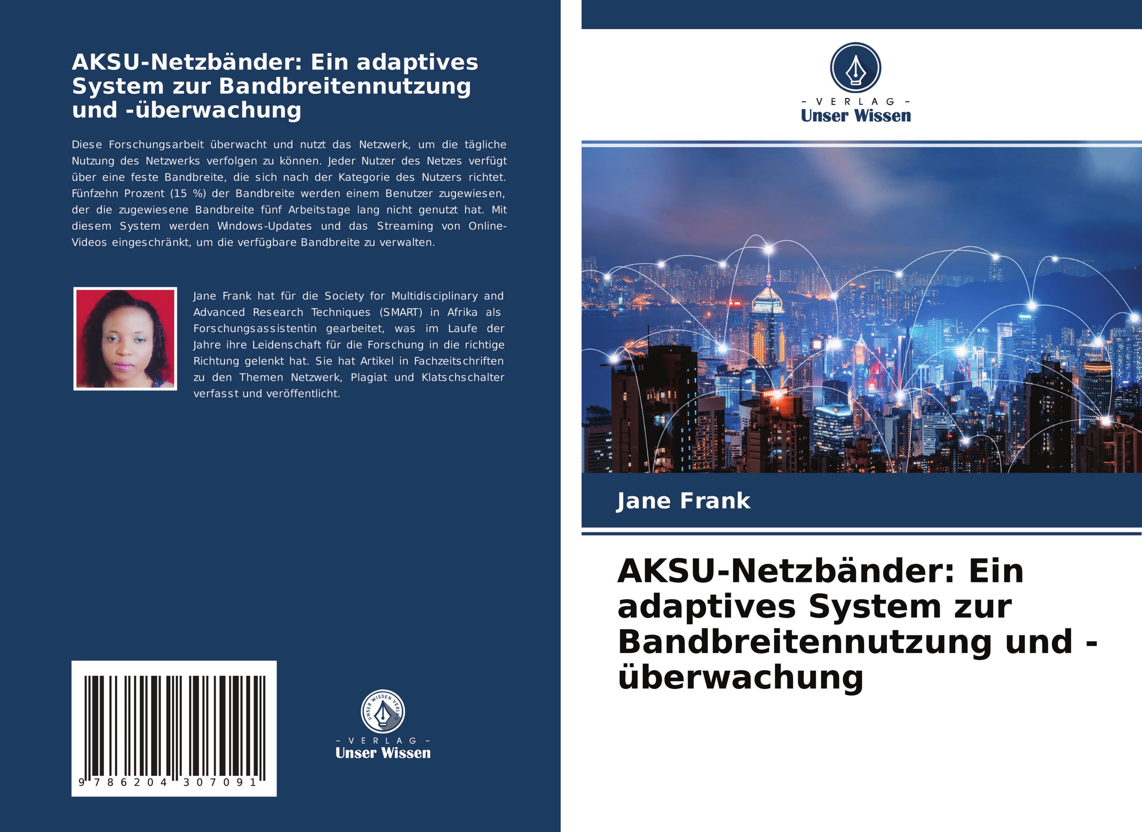 Vorderes Coverbild AKSU-Netzbänder: Ein adaptives System zur Bandbreitennutzung und -überwachung