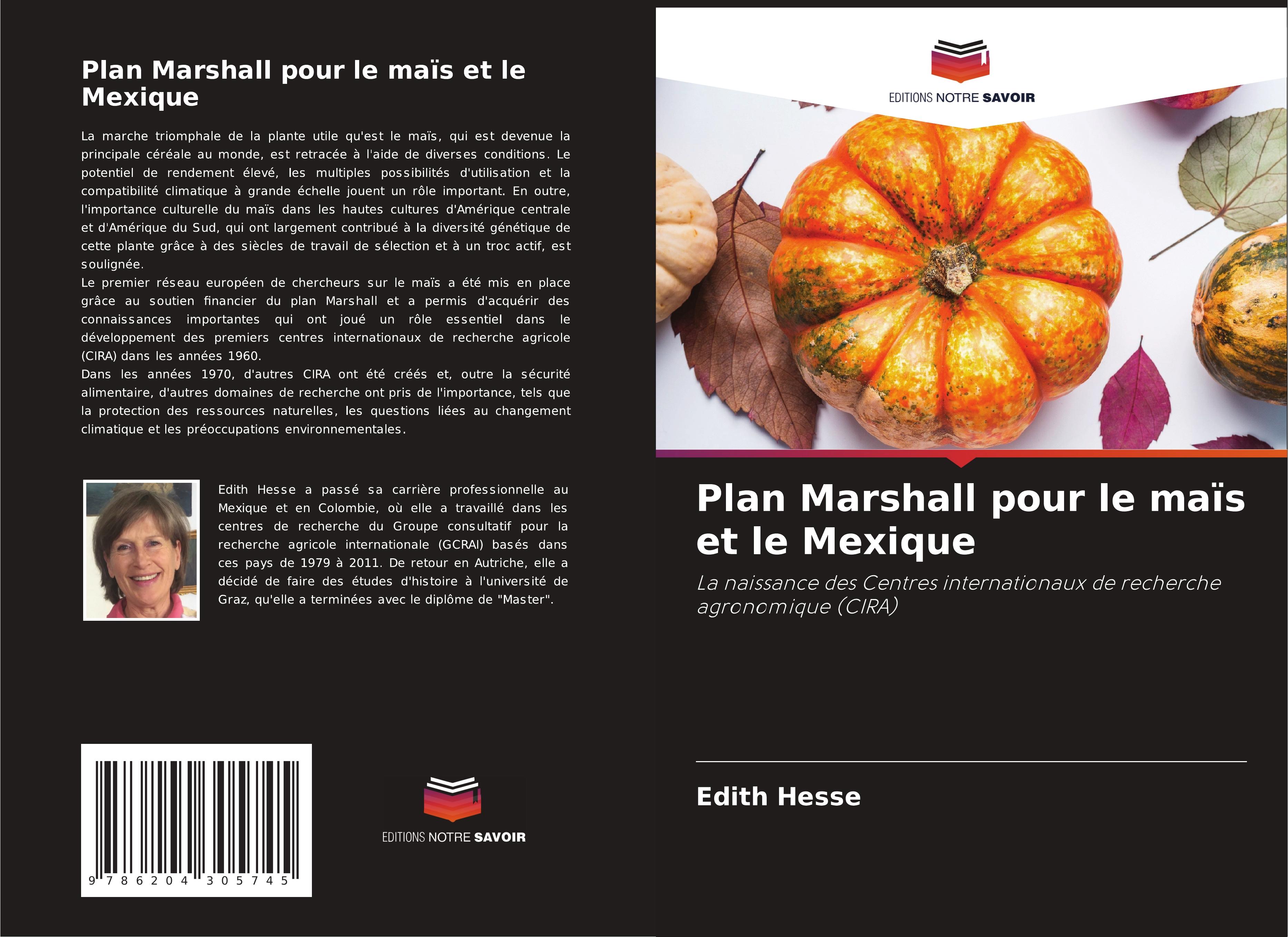 Vorderes Coverbild Plan Marshall pour le maïs et le Mexique