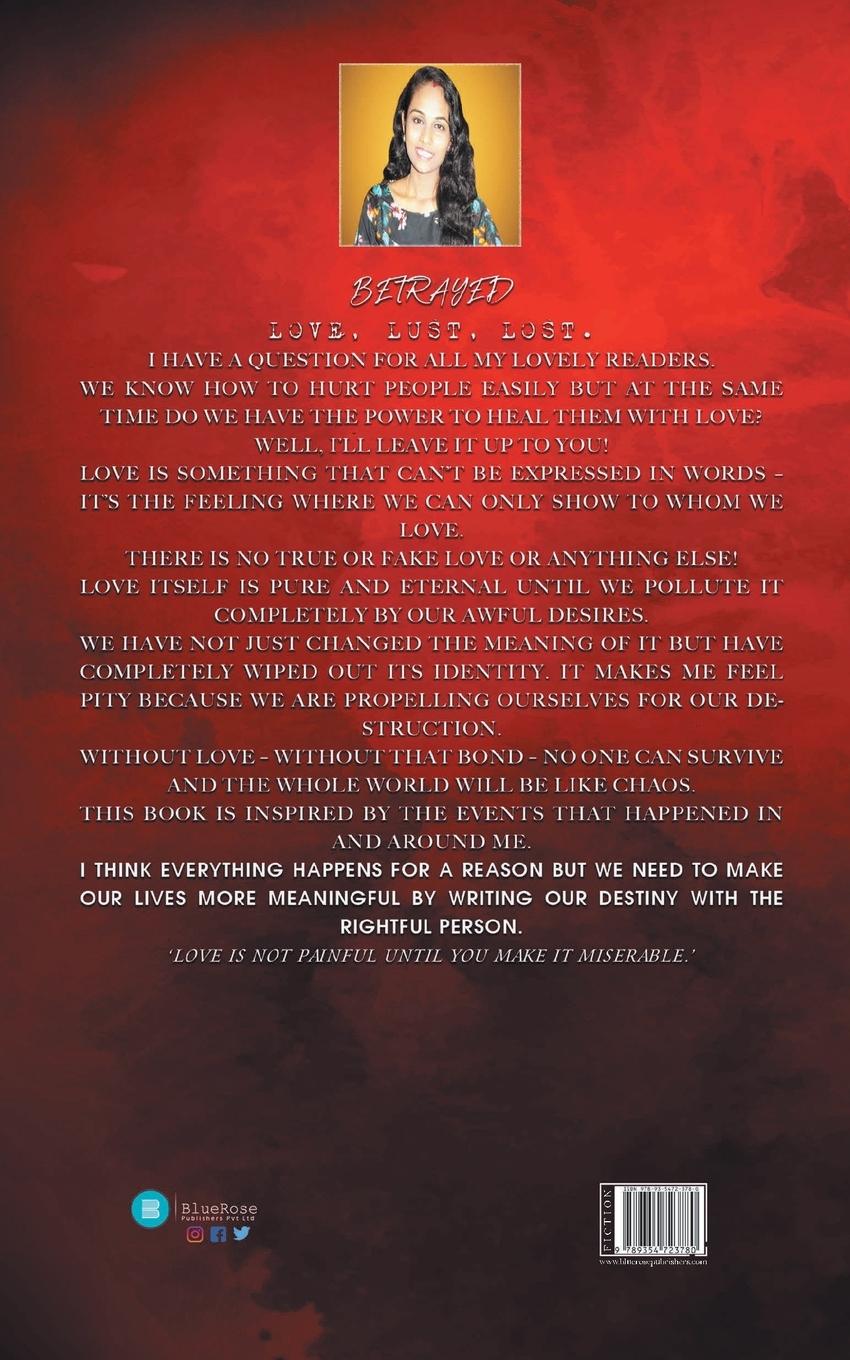 Rückseitencover BETRAYED (LOVE, LUST..........LOST)