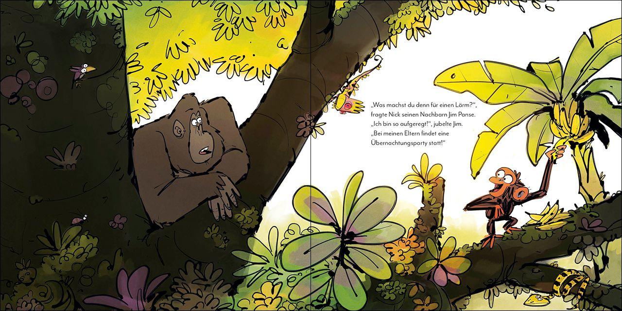 Beispielinhalt (Bild) Jim macht durch