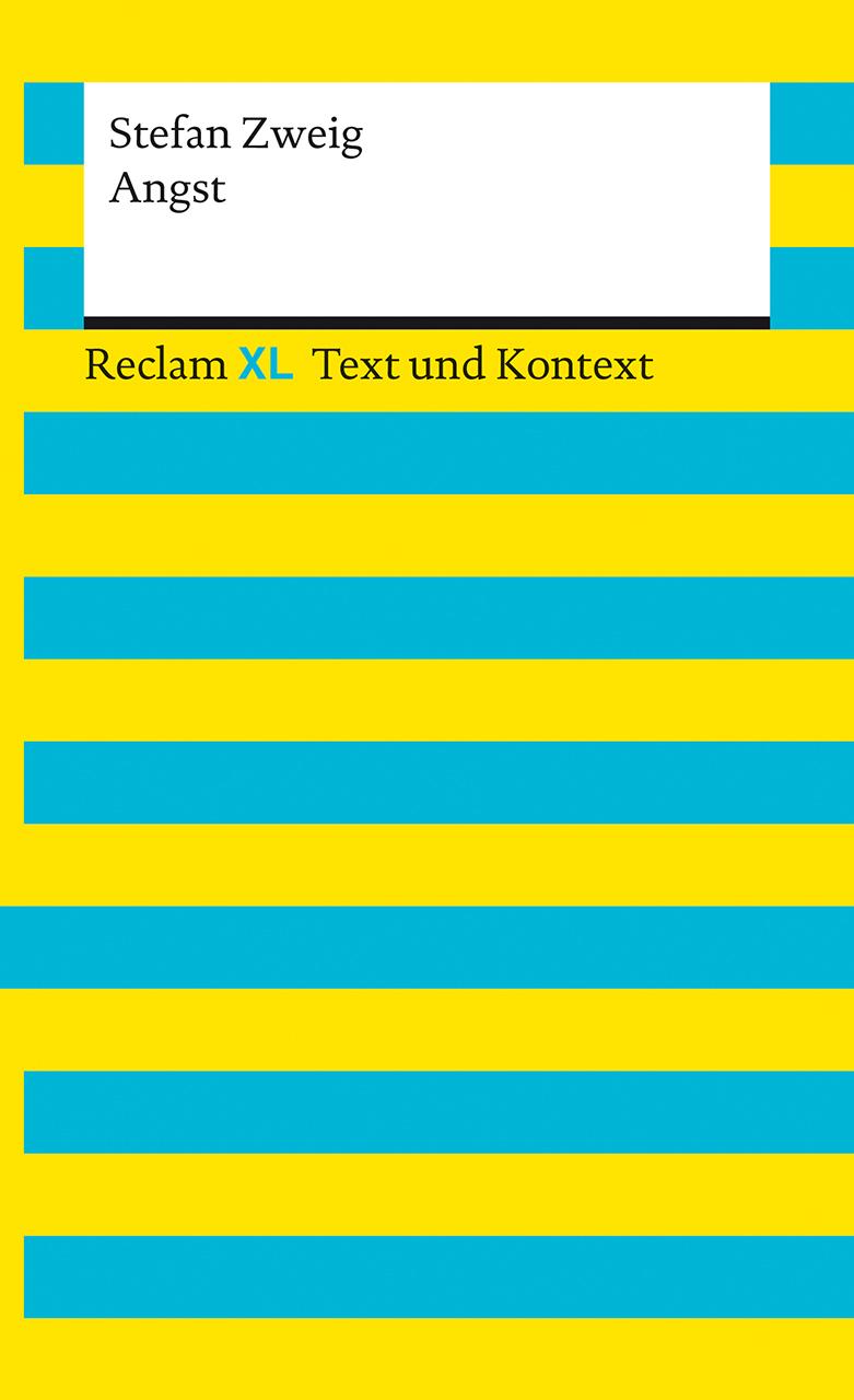 Vorderes Coverbild Angst. Textausgabe mit Kommentar und Materialien