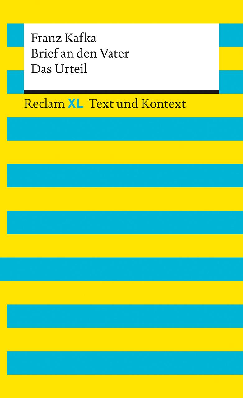 Vorderes Coverbild Brief an den Vater / Das Urteil. Textausgabe mit Kommentar und Materialien