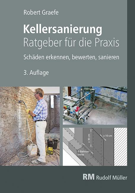 Vorderes Coverbild Kellersanierung - Ratgeber für die Praxis