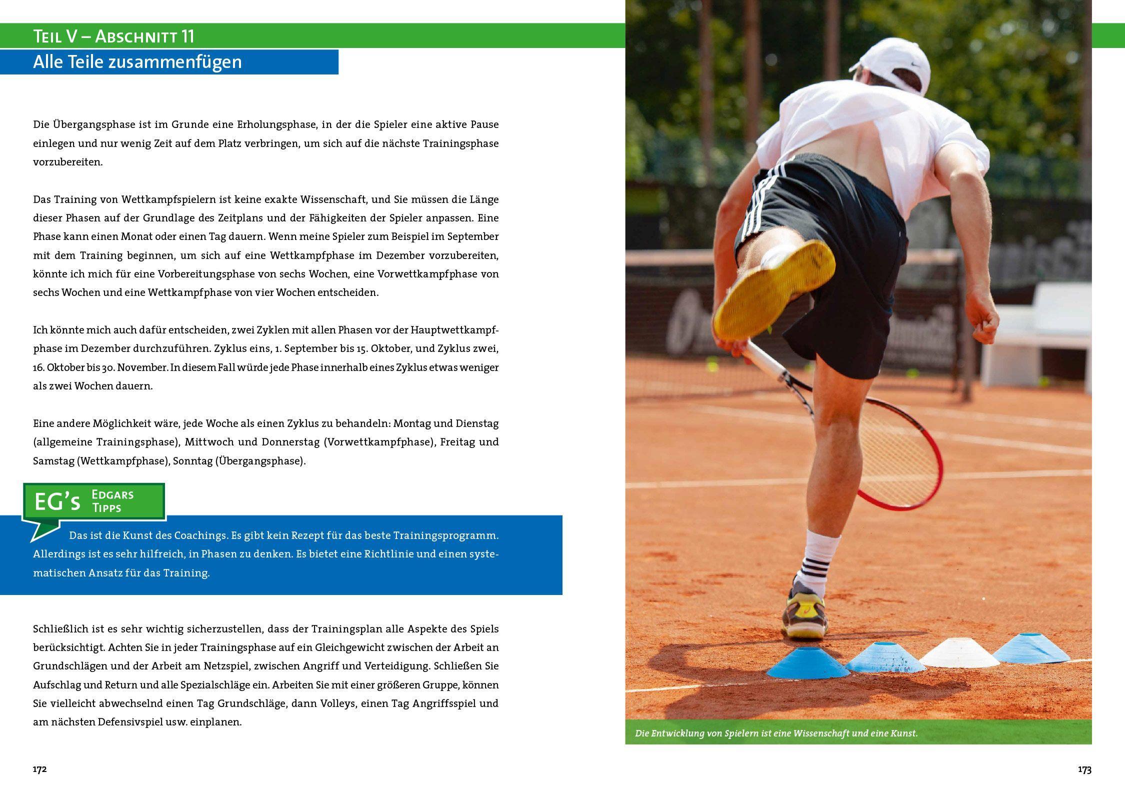 Beispielinhalt (Bild) Entwicklung von leistungsorientierten Tennisspielern