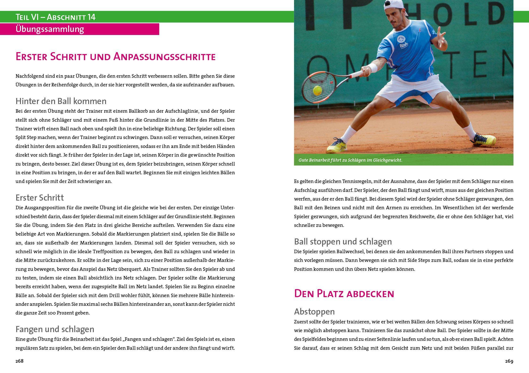 Beispielinhalt (Bild) Entwicklung von leistungsorientierten Tennisspielern