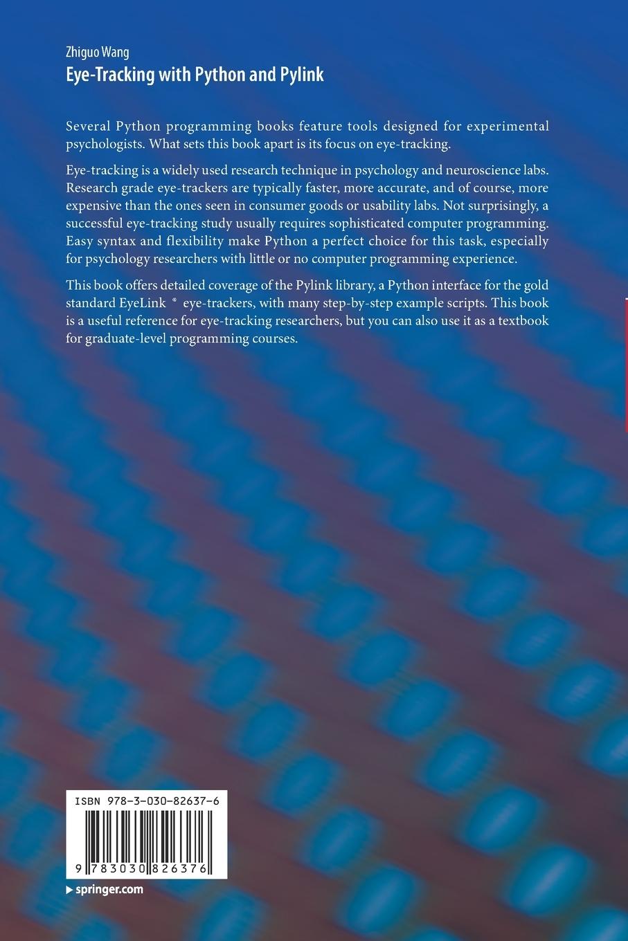 Rückseitencover Eye-Tracking with Python and Pylink