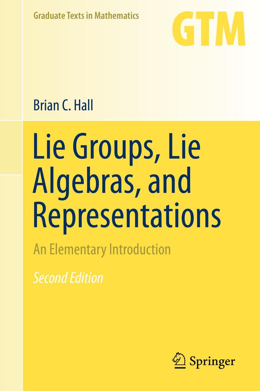 Vorderes Coverbild Lie Groups, Lie Algebras, and Representations