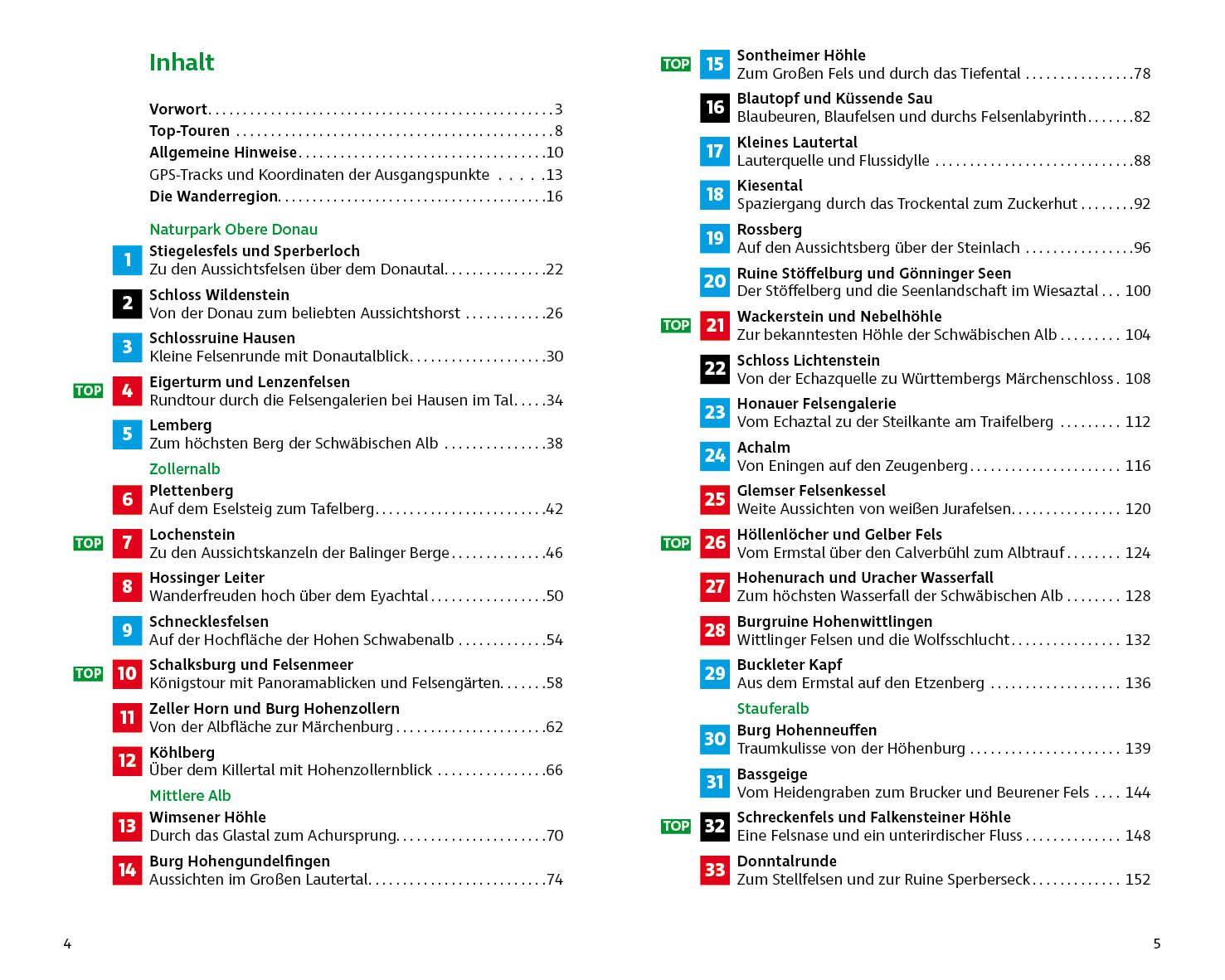 Beispielinhalt (Bild) Wilde Wege Schwäbische Alb