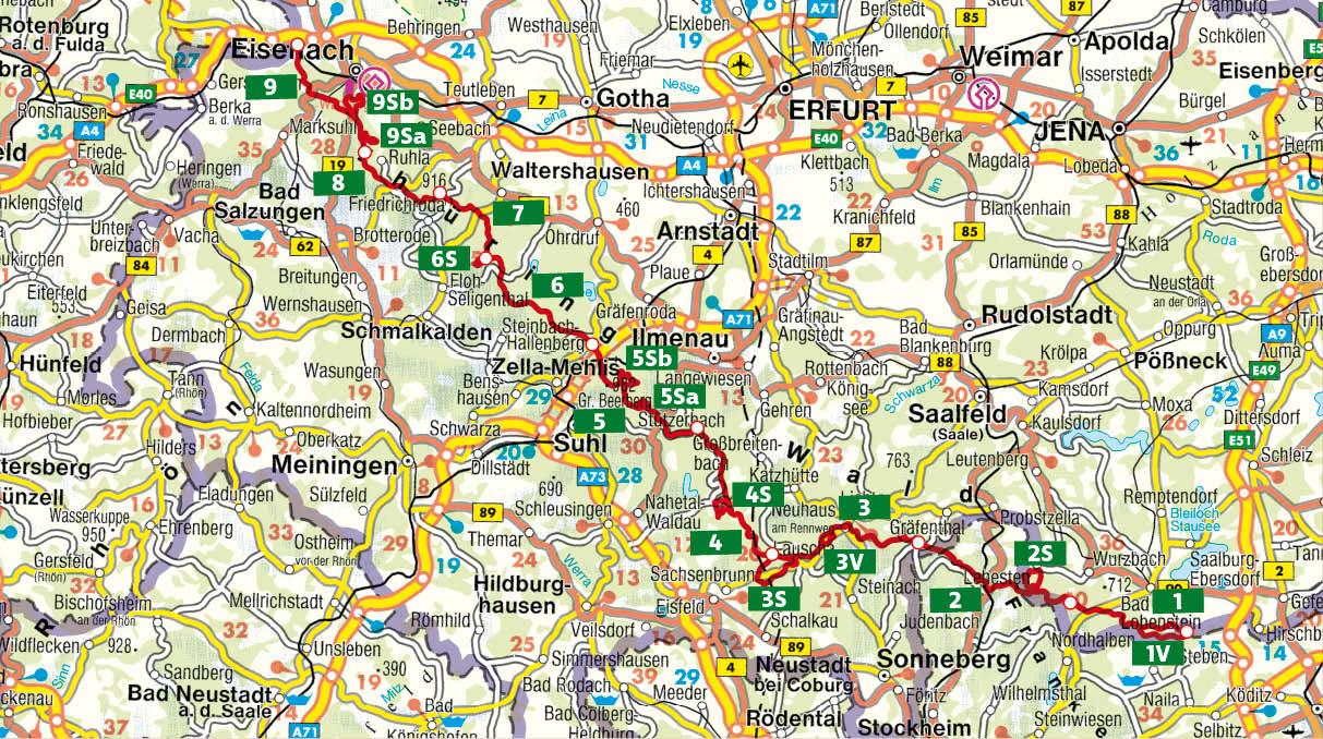 Beispielinhalt (Bild) Rennsteig