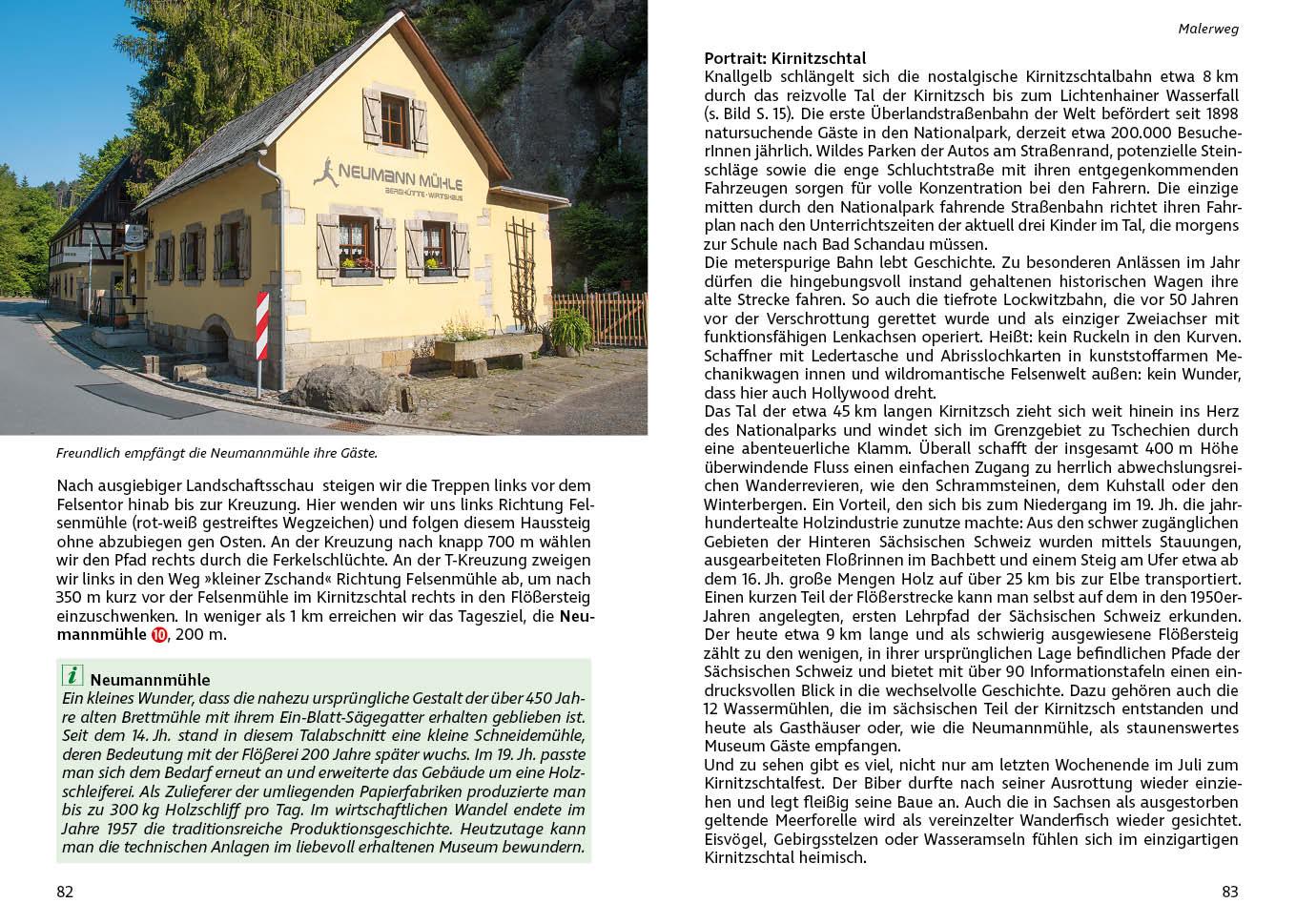 Beispielinhalt (Bild) Malerweg und Dichter-Musiker-Maler-Weg